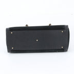 Gucci Bamboo 0 Leather Tote Shoulder Hand Black — view 6