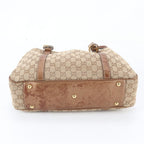 Gucci GG Canvas Twins Leather Tote — view 6