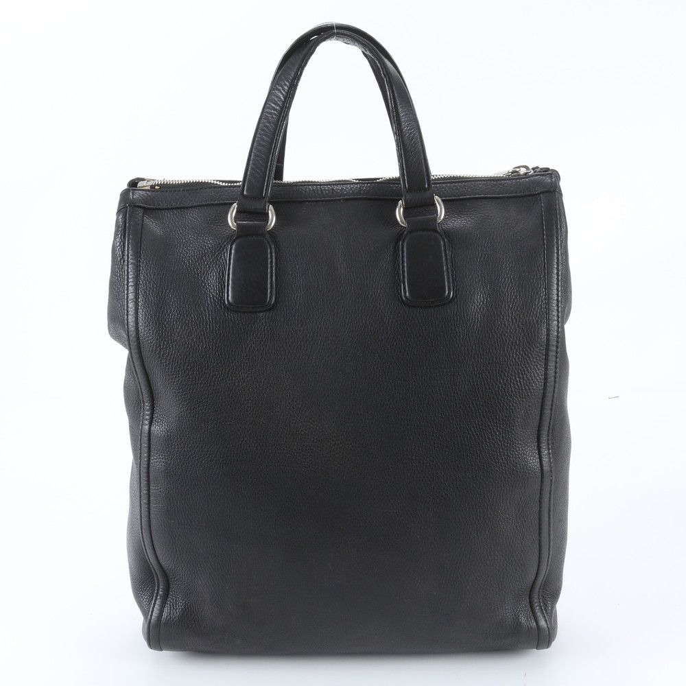 Gucci Soho Interlocking G Leather Tote Business Black — view 3