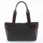 Gucci GG Canvas Leather Tote Shoulder Hand Brown — view 3