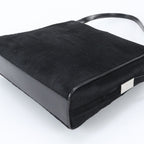 Gucci Calf Hair Leather Shoulder Bag Crossbody Hand Black — view 4
