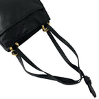 Loewe Vintage Anagram Logo Nappa Leather Shoulder Bag Tote Black — view 4