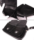 Celine Shoulder Bag Crossbody Suede C Macadam — view 6