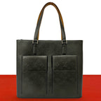 Louis Vuitton Wilwood Monogram Matte Leather Tote Black Noir