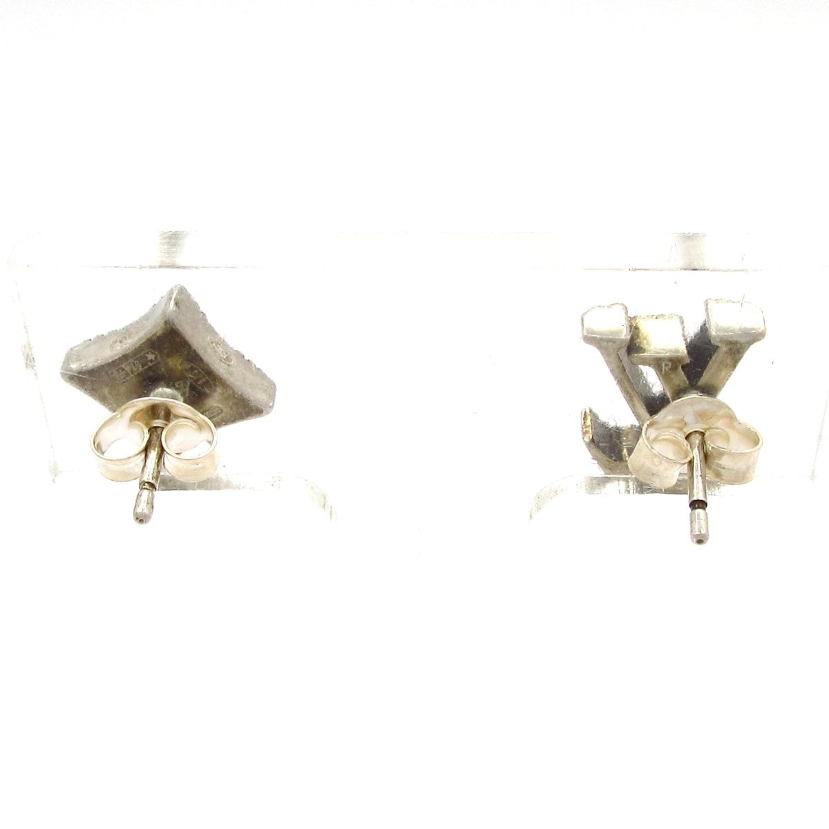 Louis Vuitton Earrings LV Whisper Silver — view 3