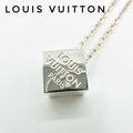 Louis Vuitton Necklace LV Cube Silver