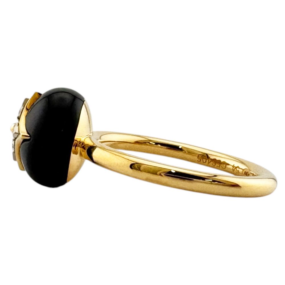 Louis Vuitton Bague B Blossom Ring 18k Yellow Gold Onyx — view 4