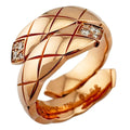 Chanel Coco Crush Diamond Ring 18K Pink Gold