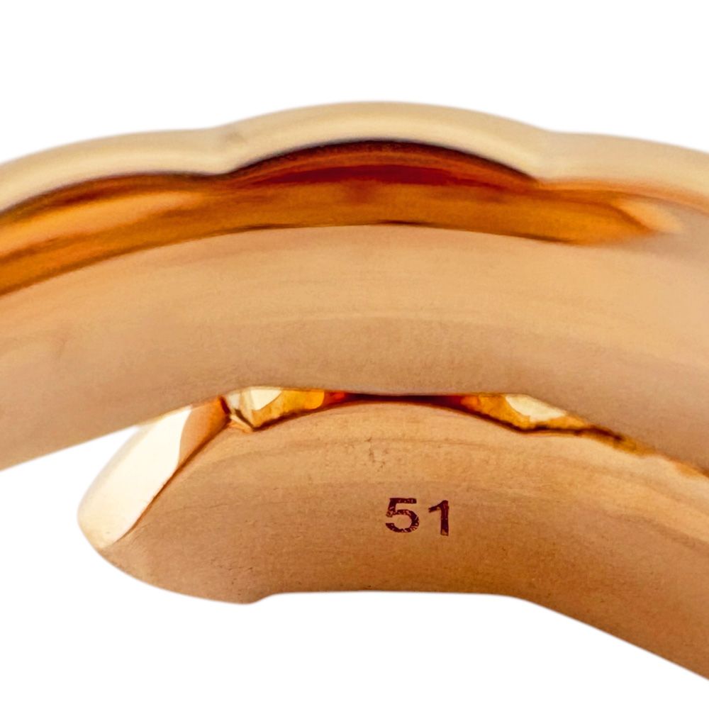Chanel Coco Crush Diamond Ring 18K Pink Gold — view 7