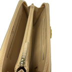 Chanel Wallet Boy Beige Gold Zip Around Lambskin — view 3
