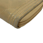 Chanel Wallet Boy Beige Gold Zip Around Lambskin — view 6