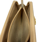 Chanel Wallet Boy Beige Gold Zip Around Lambskin — view 4