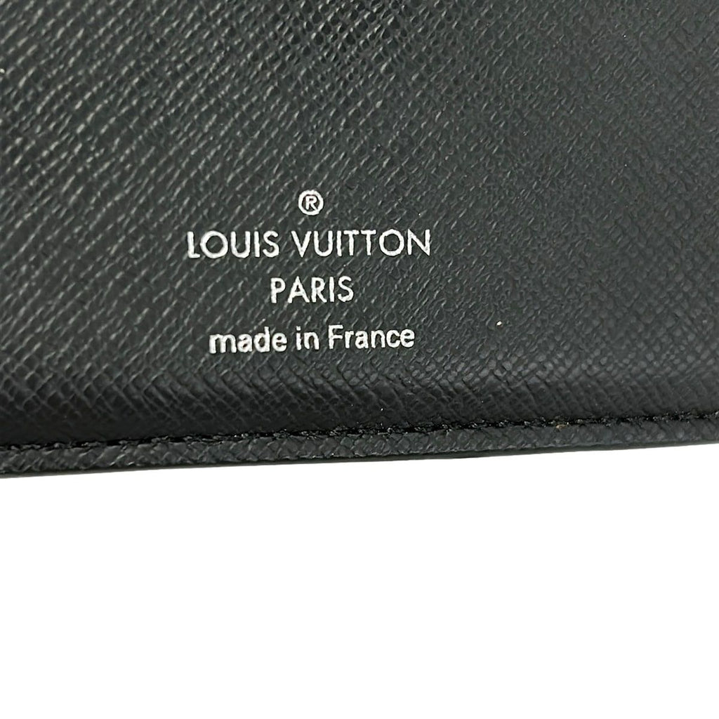 Louis Vuitton Billfold Monogram Macassar Portefeuille Multiple Noir Leather — view 6