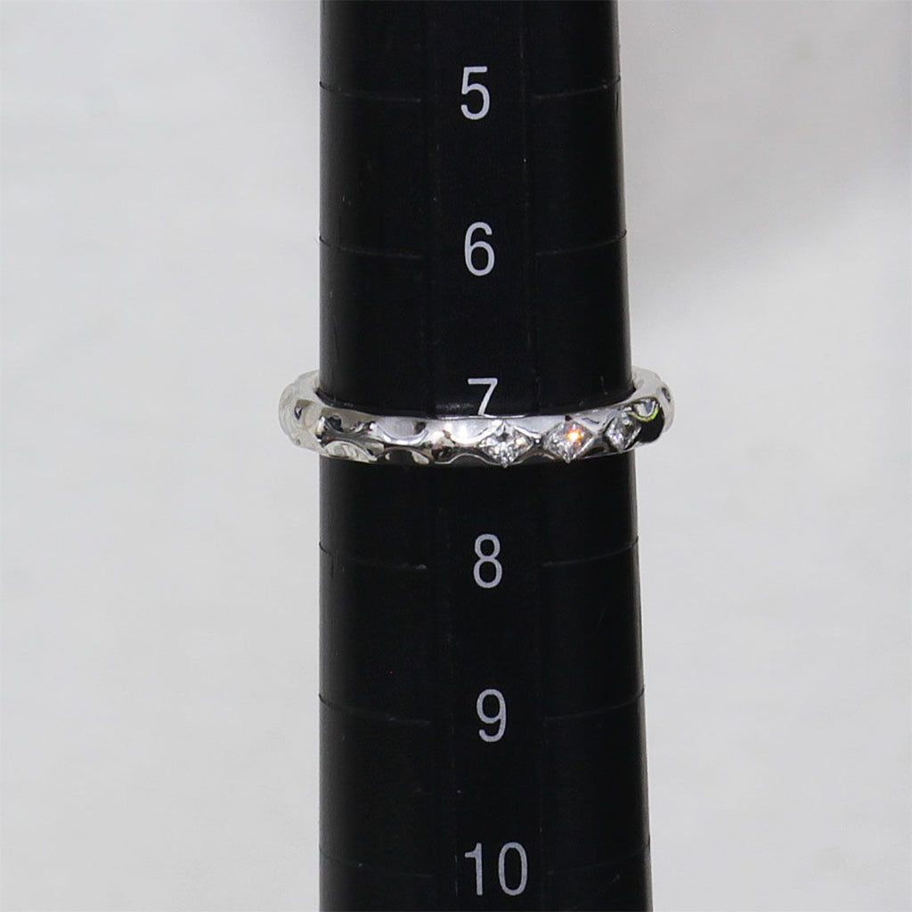 Louis Vuitton Diamond Ring Alliance Monogram 18k White Gold — view 6