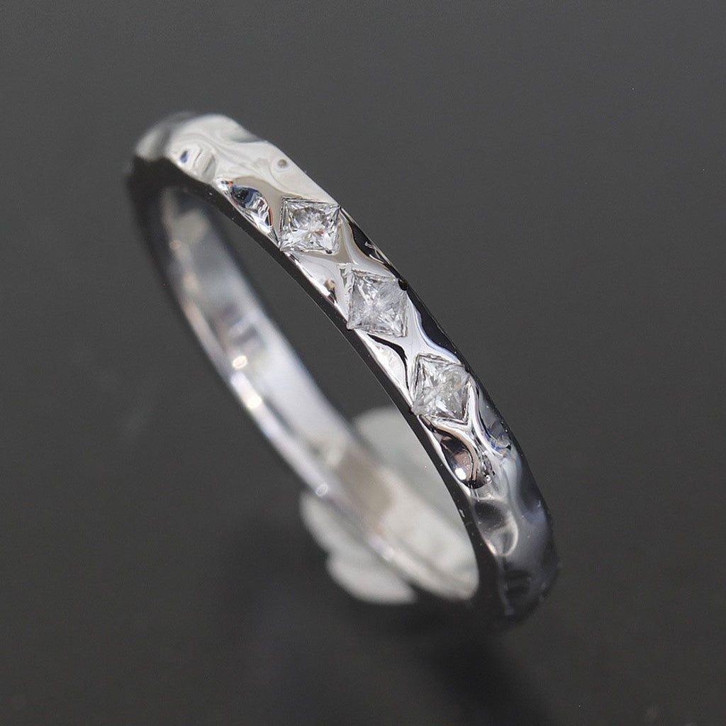 Louis Vuitton Diamond Ring Alliance Monogram 18k White Gold