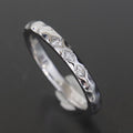Louis Vuitton Diamond Ring Alliance Monogram 18k White Gold