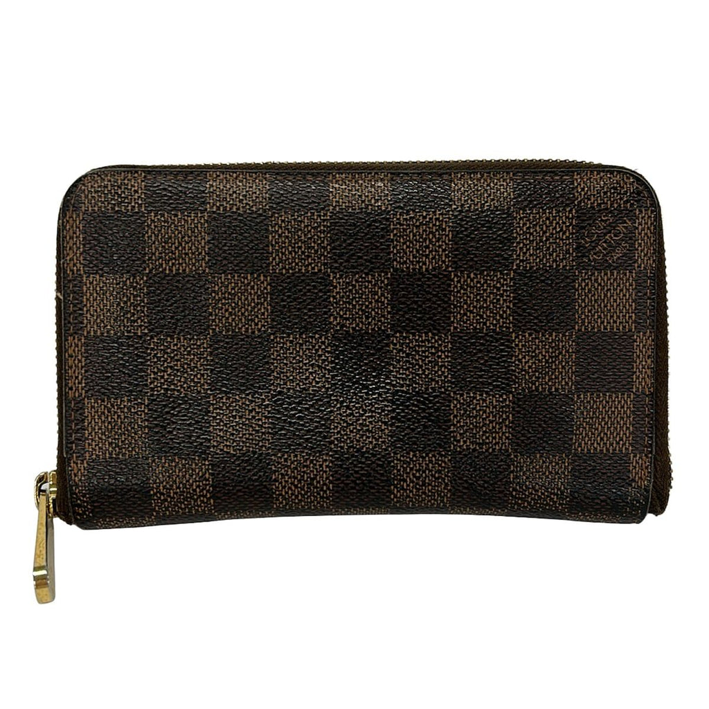 Louis Vuitton Bifold Wallet Damier Zippy Compact Ebene