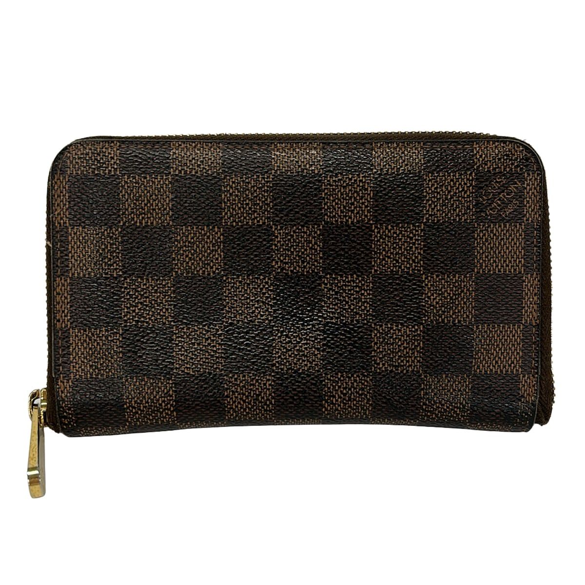 Louis Vuitton Bifold Wallet Damier Zippy Compact Ebene