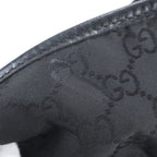 Gucci GG Leather Tote Shoulder Business Document Black — view 8