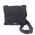 Prada Tessuto Nylon Triangle Logo Shoulder Bag Crossbody Messenger Black