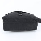 Prada Tessuto Nylon Shoulder Bag Crossbody Messenger Black — view 5