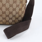 Gucci GG Canvas Leather Shoulder Bag Crossbody Messenger — view 2