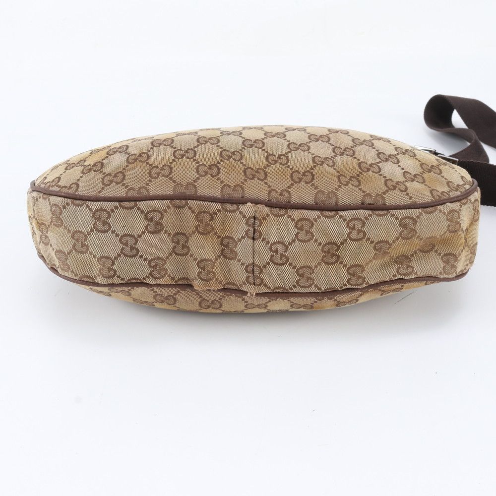 Gucci GG Canvas Leather Shoulder Bag Crossbody Messenger — view 5
