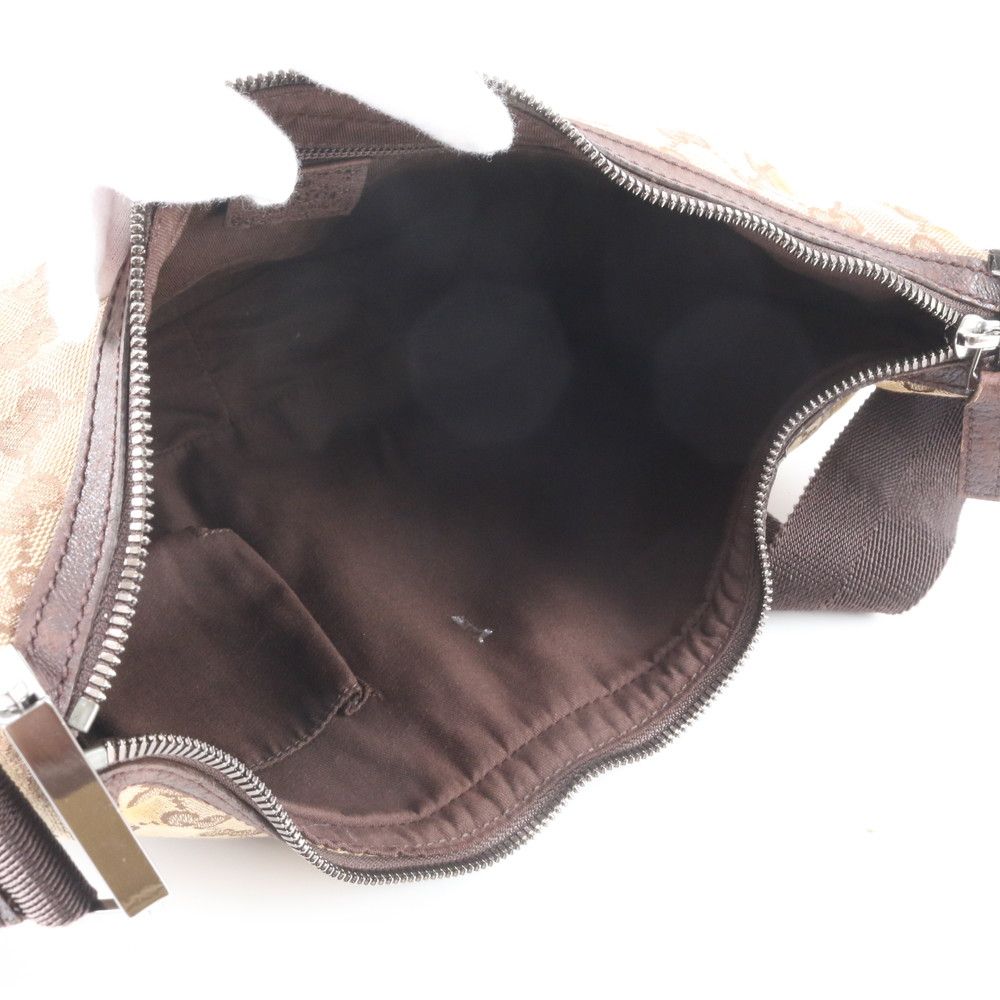 Gucci GG Canvas Leather Shoulder Bag Crossbody Messenger — view 7