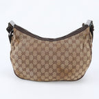 Gucci GG Canvas Leather Shoulder Bag Crossbody Messenger — view 3