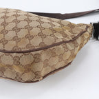 Gucci GG Canvas Leather Shoulder Bag Crossbody Messenger — view 4