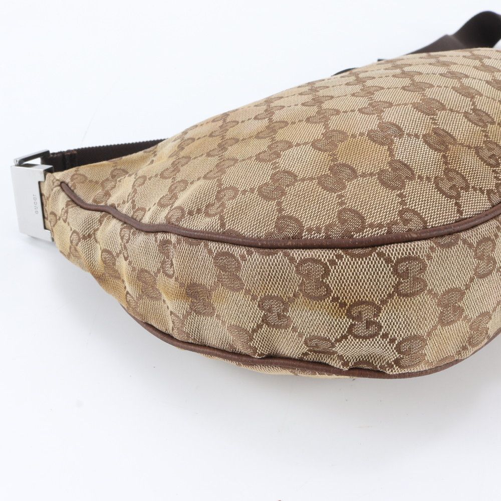 Gucci GG Canvas Leather Shoulder Bag Crossbody Messenger — view 6