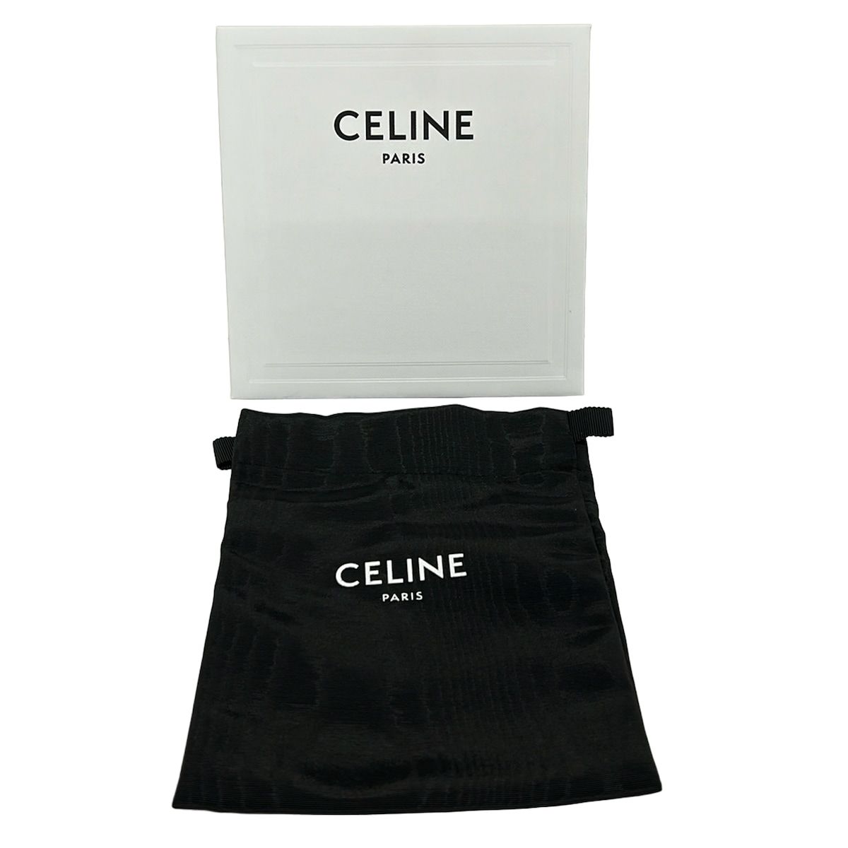 Celine Coin Purse Zip Long Card Case Pebble Light Blue — view 5