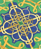 Hermes Bandana Scarf Green — view 2