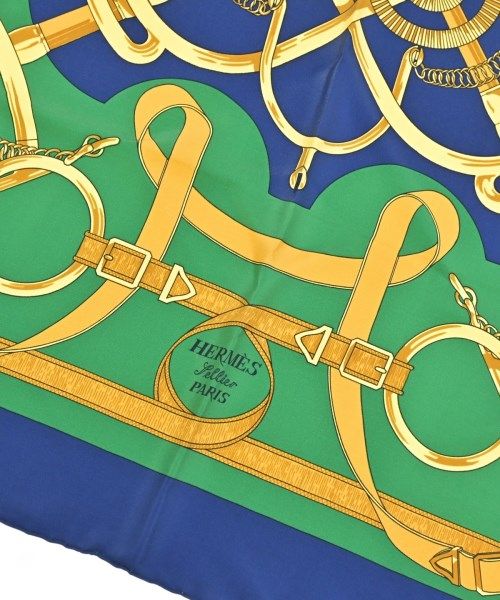 Hermes Bandana Scarf Green — view 3