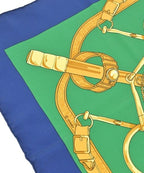 Hermes Bandana Scarf Green — view 4