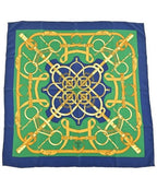 Hermes Bandana Scarf Green