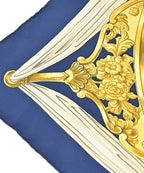 Hermes Bandana Scarf Navy — view 4