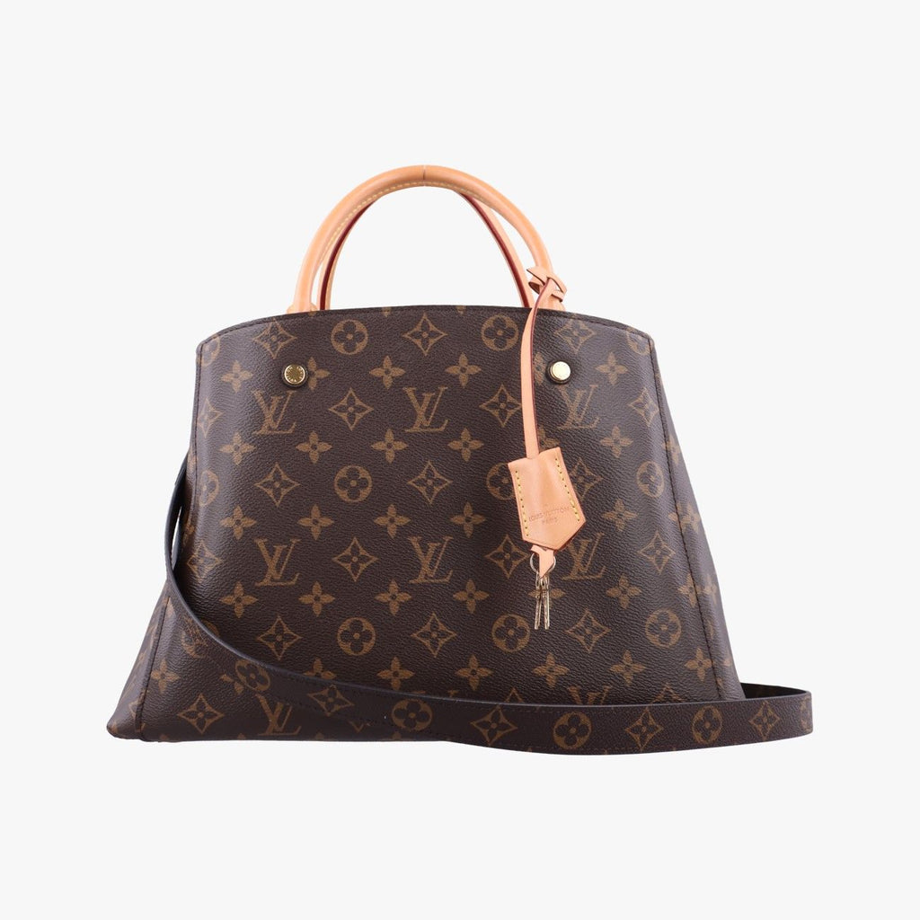 Louis Vuitton Montaigne MM Monogram Brown Canvas Shoulder Bag