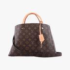 Louis Vuitton Montaigne MM Monogram Brown Canvas Shoulder Bag