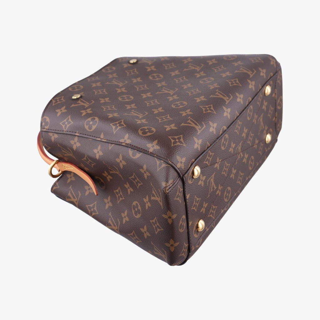 Louis Vuitton Montaigne MM Monogram Brown Canvas Shoulder Bag — view 7