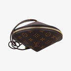 Louis Vuitton Tupi Brown Monogram Canvas Cowhide Leather Clutch