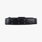 Dior Street Chic Columbus Black Canvas Leather Shoulder Bag — view 3
