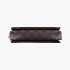 Louis Vuitton Pochette Metis MM Monogram Brown Canvas Handbag — view 3