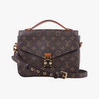 Louis Vuitton Pochette Metis MM Monogram Brown Canvas Handbag