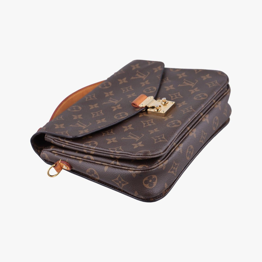 Louis Vuitton Pochette Metis MM Monogram Brown Canvas Handbag — view 5