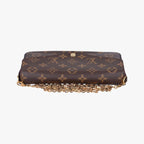 Louis Vuitton Pochette Felicie Monogram Brown Canvas Shoulder Bag — view 8