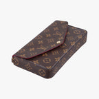 Louis Vuitton Pochette Felicie Monogram Brown Canvas Shoulder Bag — view 5