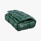 Bottega Veneta Padded Cassette Green Lambskin Shoulder Bag — view 4