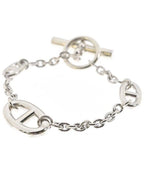 Hermes Bracelet Bangle Silver — view 2