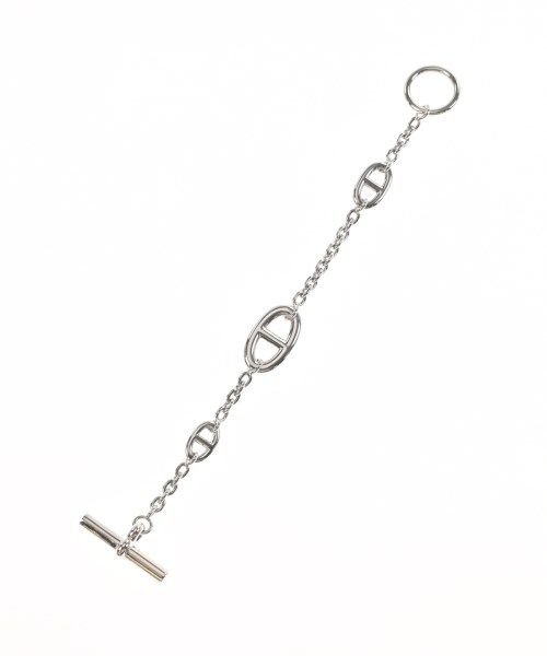 Hermes Bracelet Bangle Silver — view 3